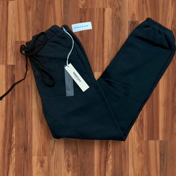 Fear Of God Essentials Stretch Limo Black 2 Piece Set FW22 - Picture 7 of 7